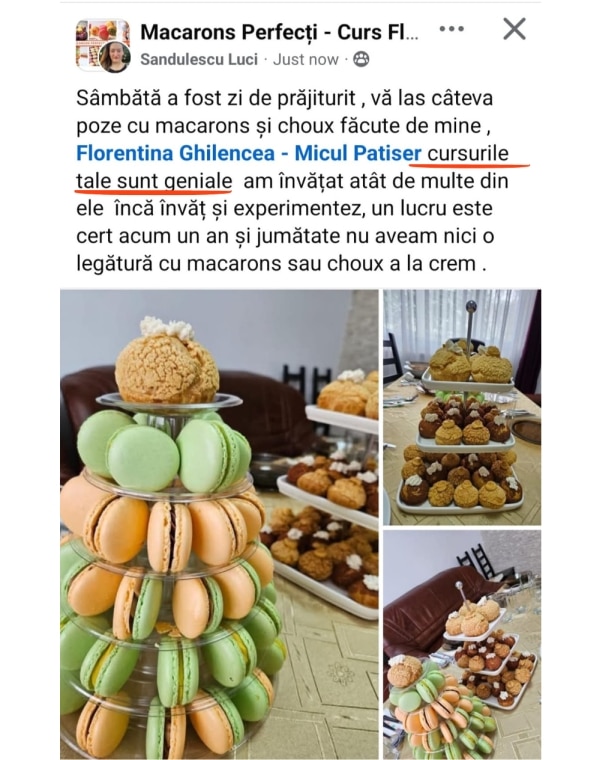 feedback Luci curs eclere + macarons 1