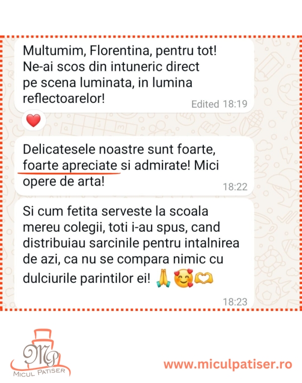 feedback curs eclere macarons florentina ghilencea
