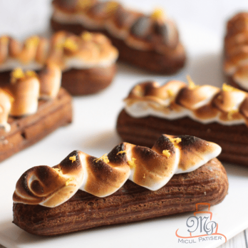 poza 2 ecler cu lamaie si bezea