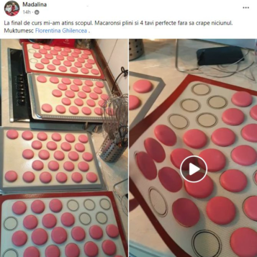 feedback curs macarons Madalina A